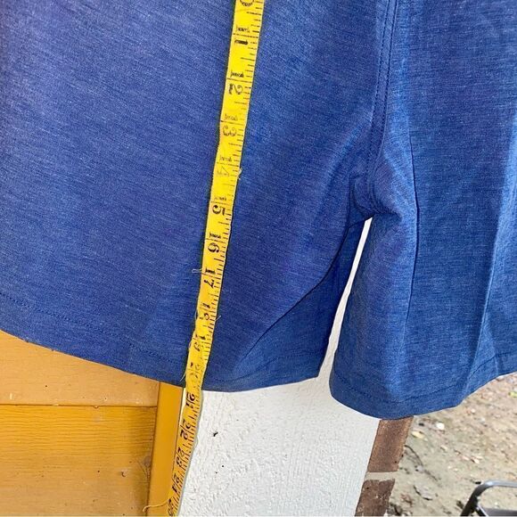 NWT Alpine Design Men’s Size 34 AD Hybrid Short Shorts Indigo Blue 8”Inch Inseam - Picture 6 of 6